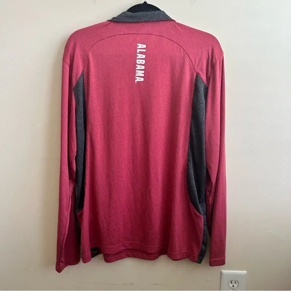 University of Alabama Men’s Colosseum Quarter Zip Pullover L - Picture 4 of 4